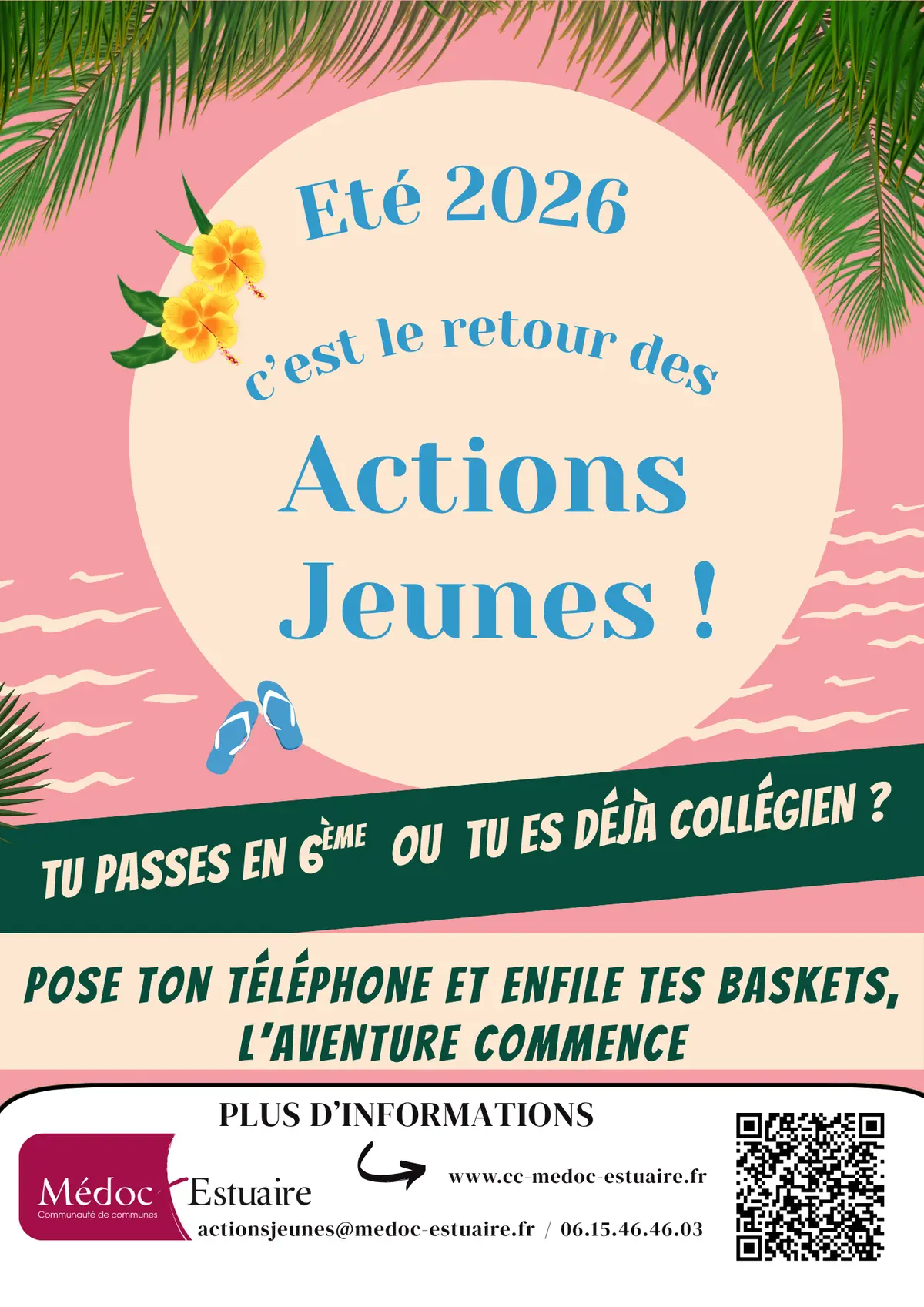Actions jeunes Médoc Estuaire été 2026