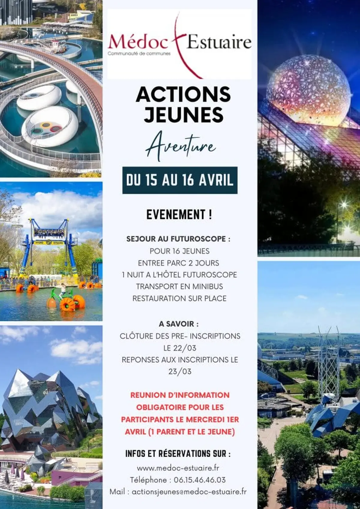 Actions Jeunes Vacances Printemps 2026