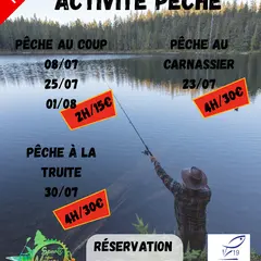 Activité pêche au coup