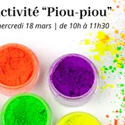 Activité piou-piou : à la manière des cromagnons