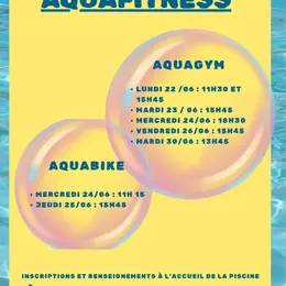 Activités aquafitness