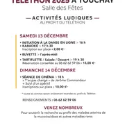 Activités ludiques au profit du Téléthon