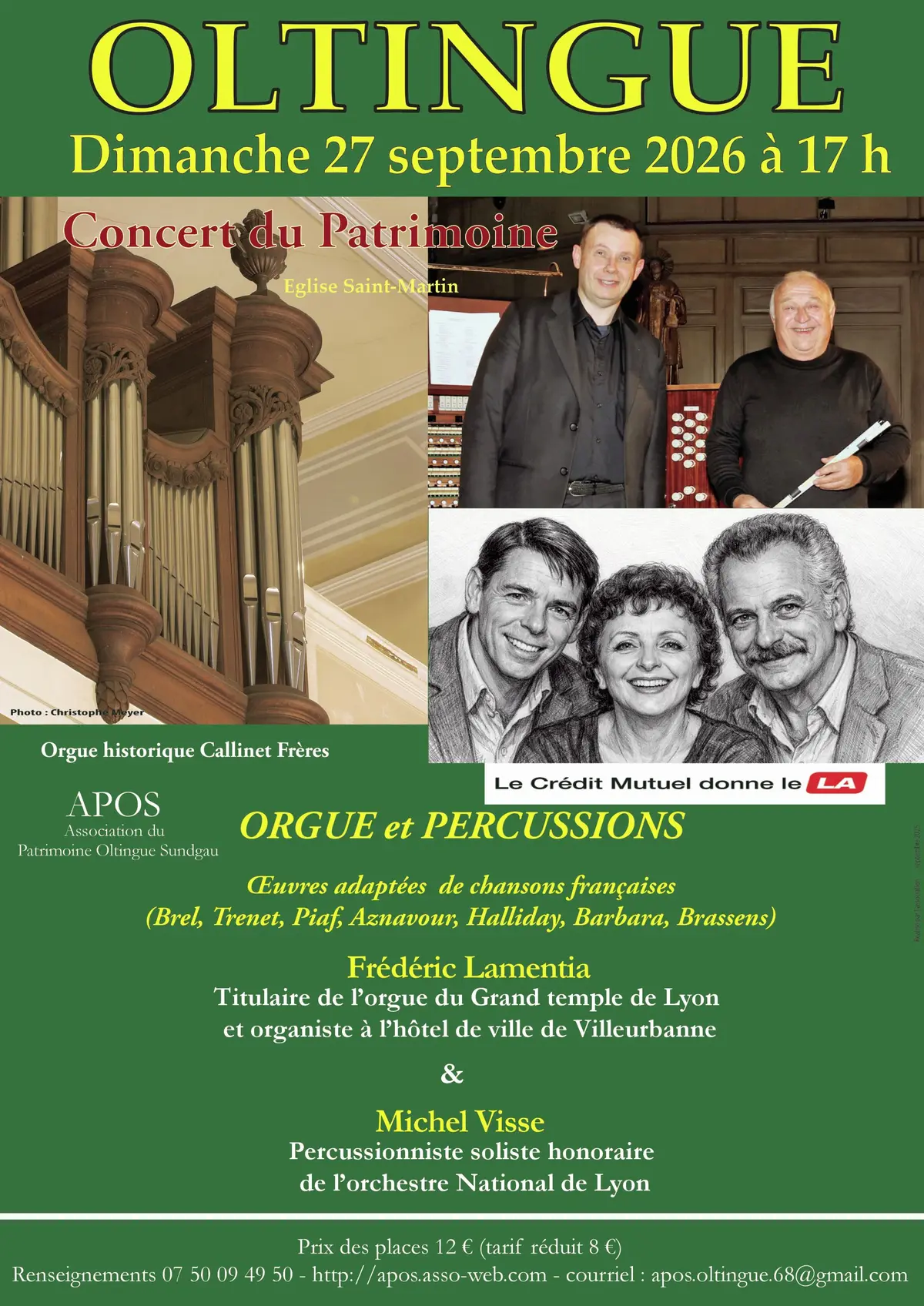 Concert du Patrimoine à Oltingue