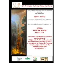 Exposition peinture De Tronçais à Notre Dame de Paris