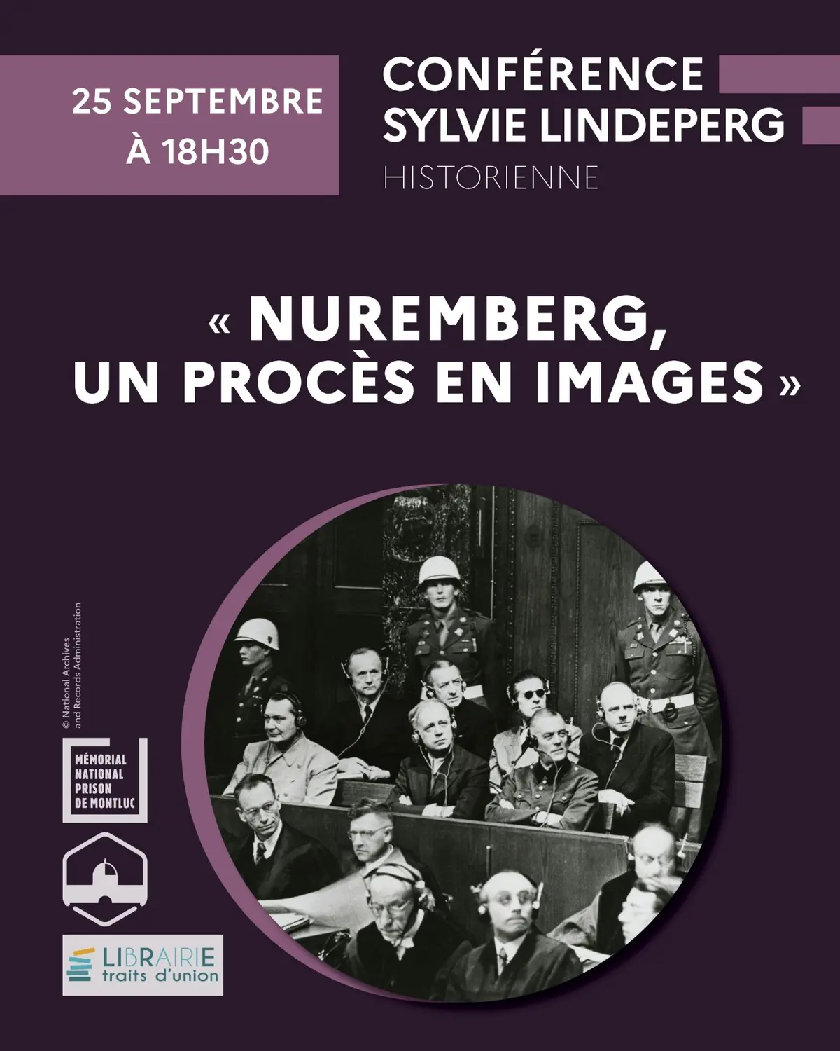 Conférence de Sylvie Lindeperg : « Nuremberg, un procès en images »