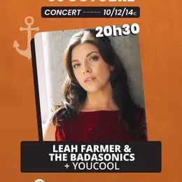 Leah Farmer & The Badasonics + YouCool