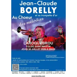 Jean-Claude Borelly et sa Trompette d'Or à Laroquebrou
