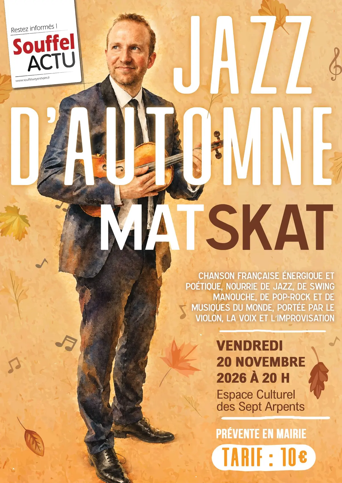 Soirée Jazz d'automne avec Matskat