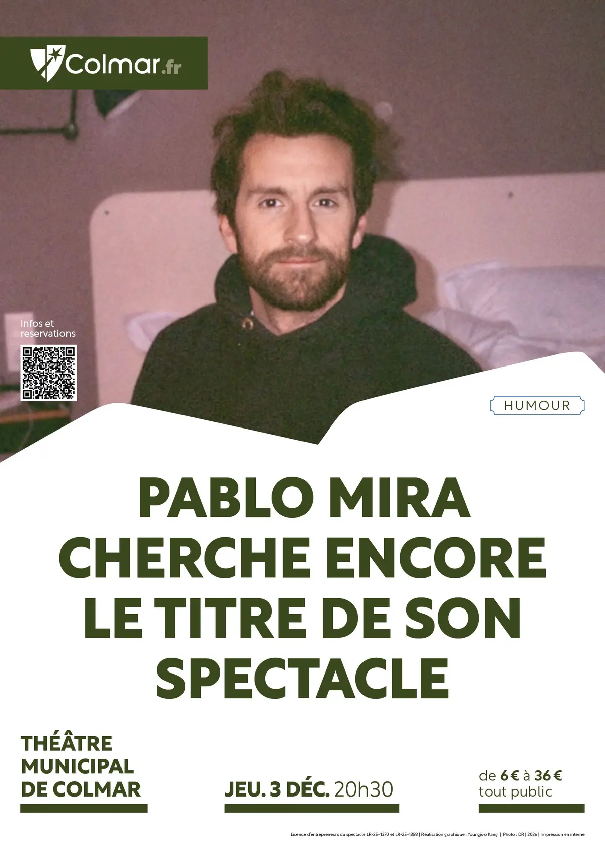 Pablo Mira Cherche encore le titre de son spectacle