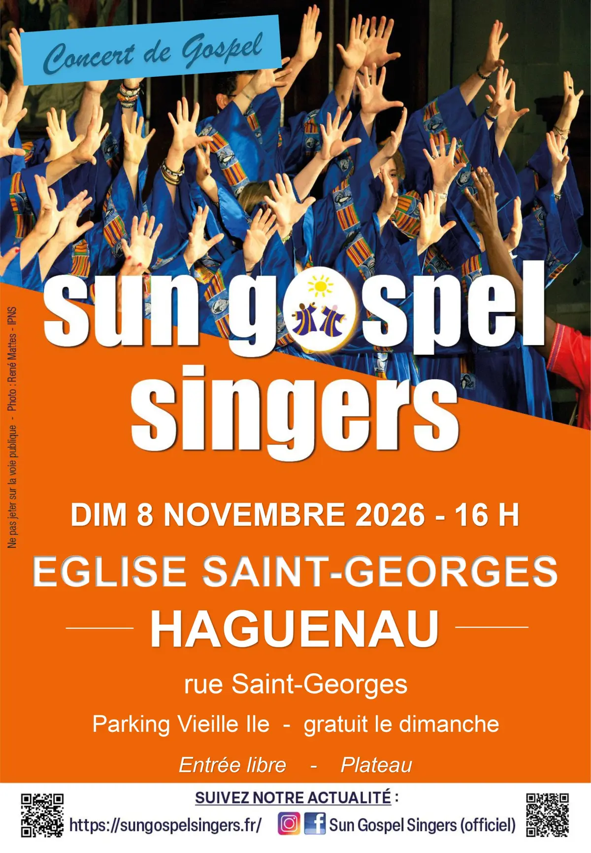 Concert des Sun Gospel Singers à Haguenau