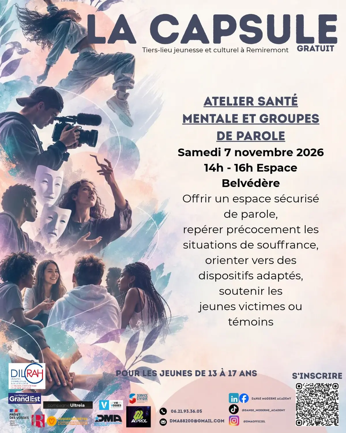 LA CAPSULE :  Atelier santé mentale et groupes de parole