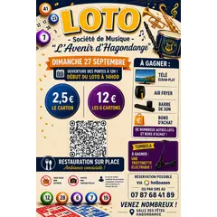 LOTO de la Société de Musique l'Avenir d'Hagondange