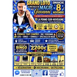 Loto spectacle de magie 