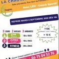 Reprise activit&eacute;s sportives: gym, zumba, fitness