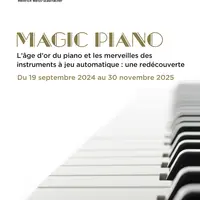 L'affiche de l'exposition temporaire Magic Piano DR