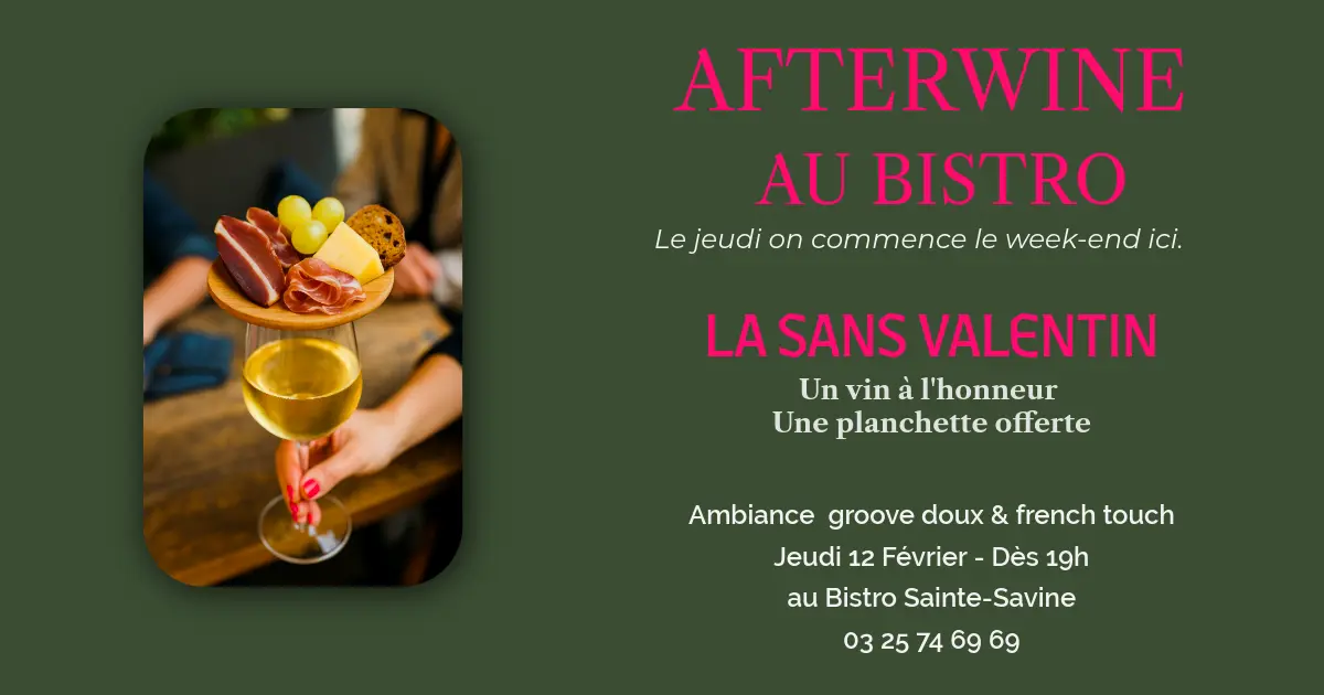 AfterWine au Bistro - La Sans Valentin