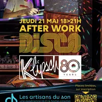 Afterwork Disco Klipsch aux Les Artisans du son à Mulhouse DR