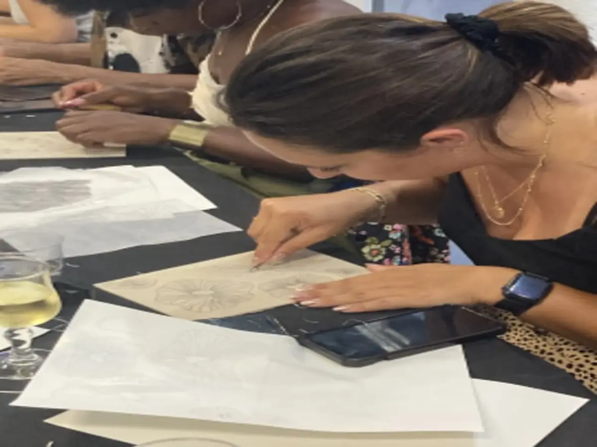 Afterwork Drink & Paint, édition linogravure à Paris 10ème