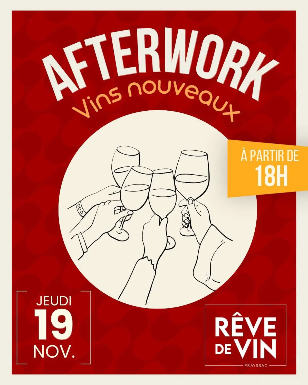 Afterwork vins nouveaux