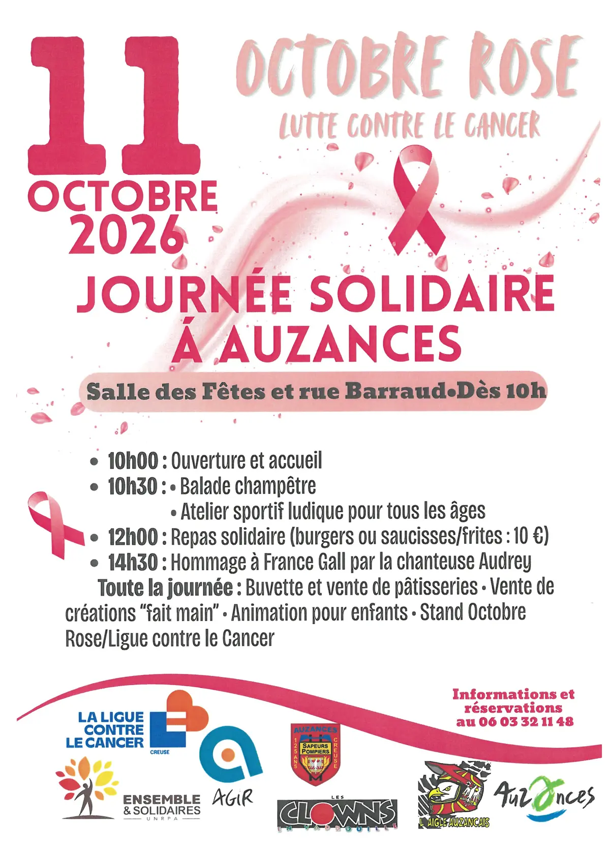 AGIR : Journée solidaire - octobre rose