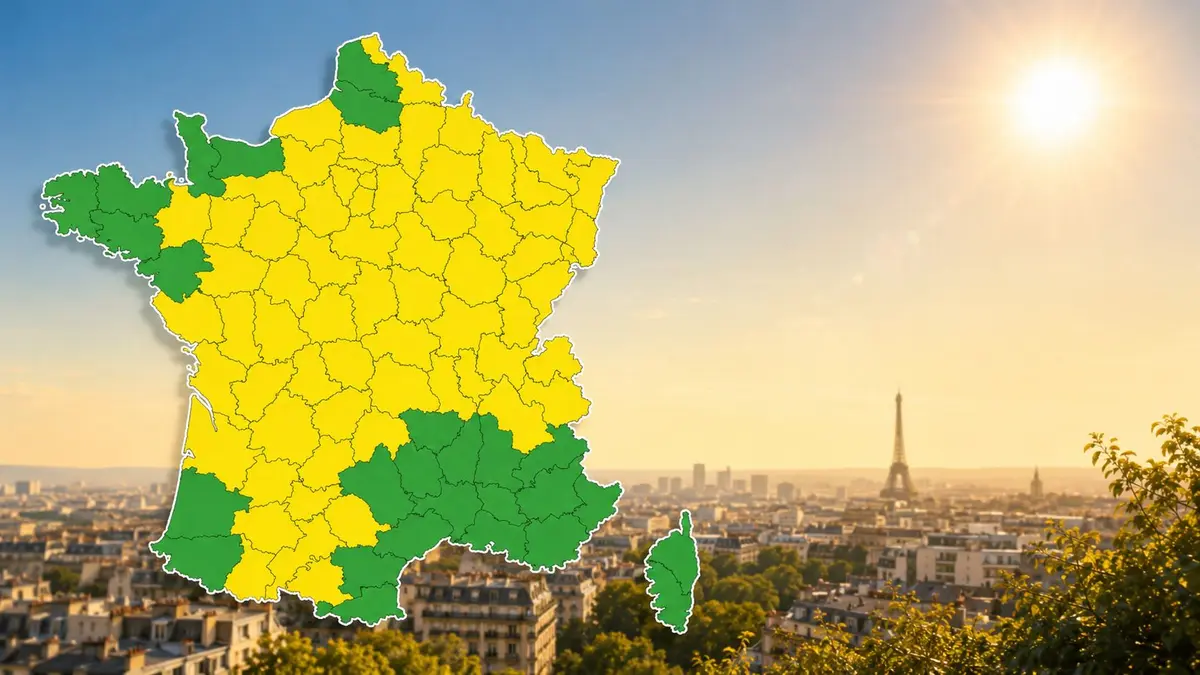 Carte Météo France - Alerte canicule pour ce jeudi 18 juin 2026