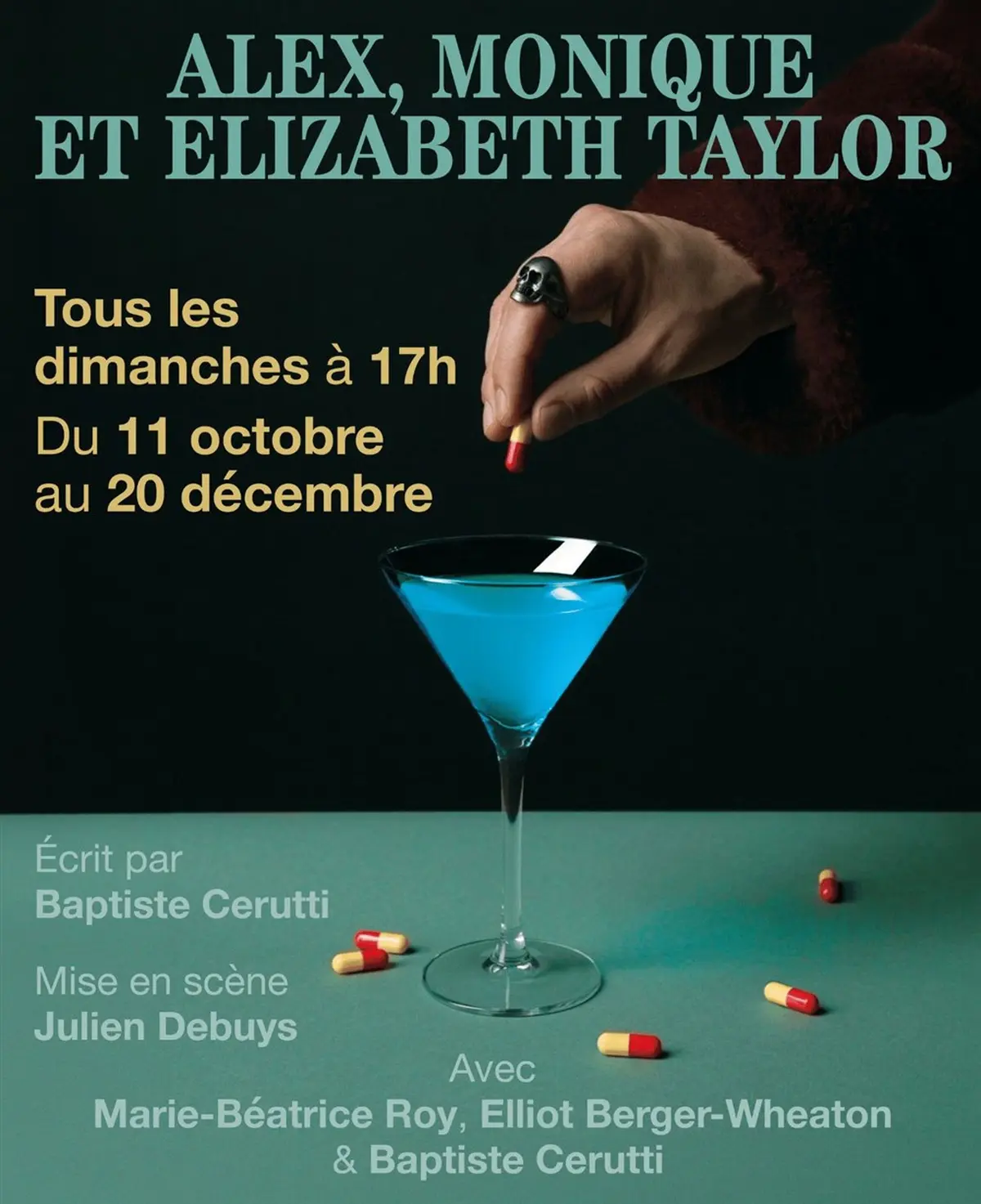Alex, Monique et Elizabeth Taylor