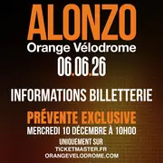 Alonzo au Stade Orange Vélodrome : la prévente des billets aujourd'hui