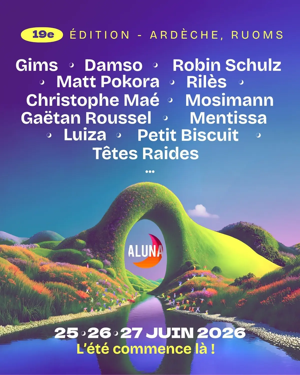 Le Festival Aluna 2026 : les premiers noms