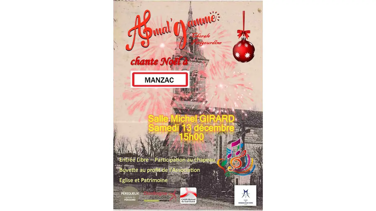 Amal'Gamme chante Noël à Manzac