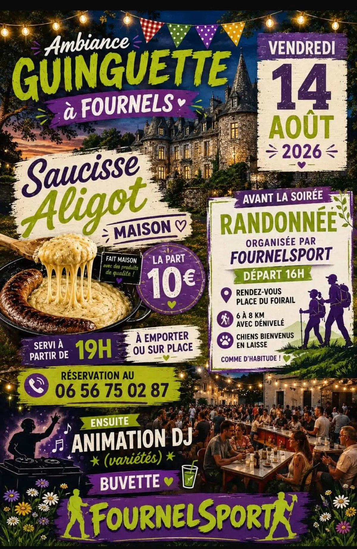 Ambiance Guinguette à Fournels