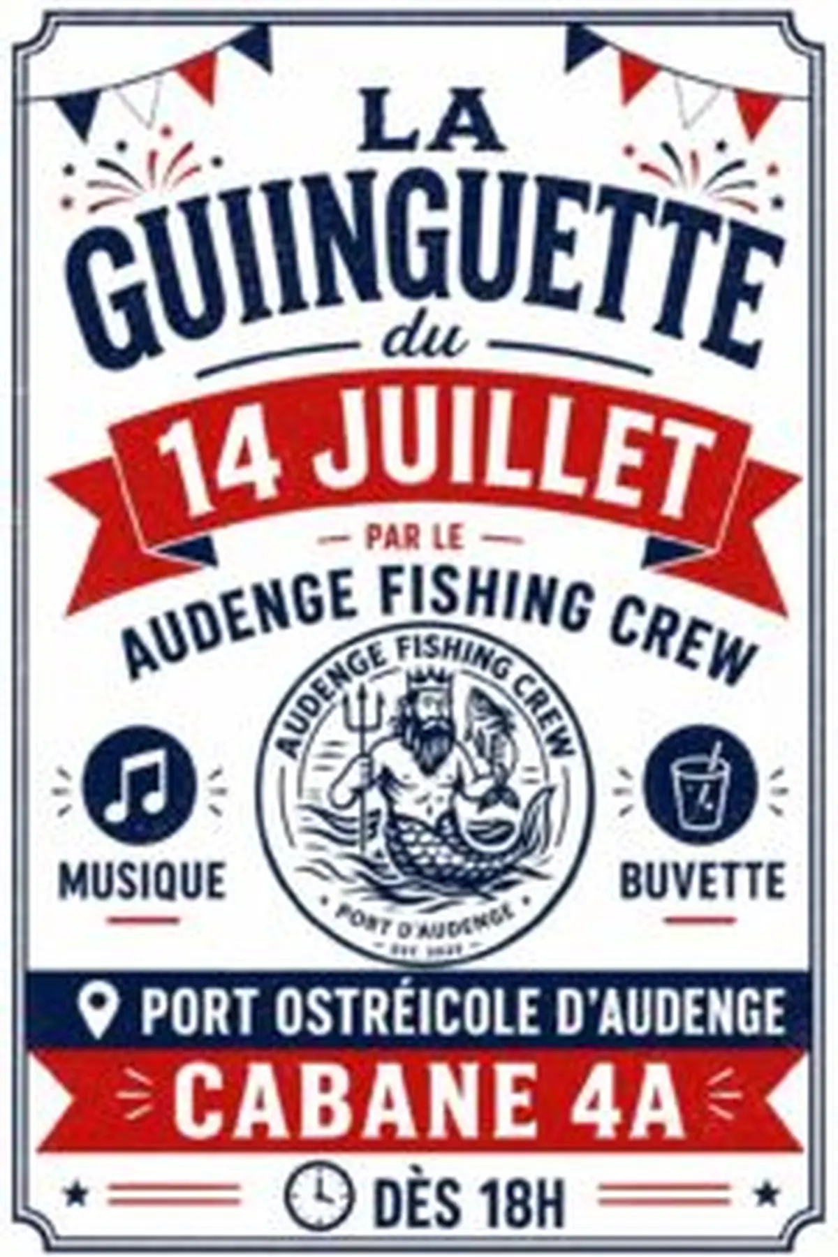 Ambiance guinguette pour le 14 juillet !