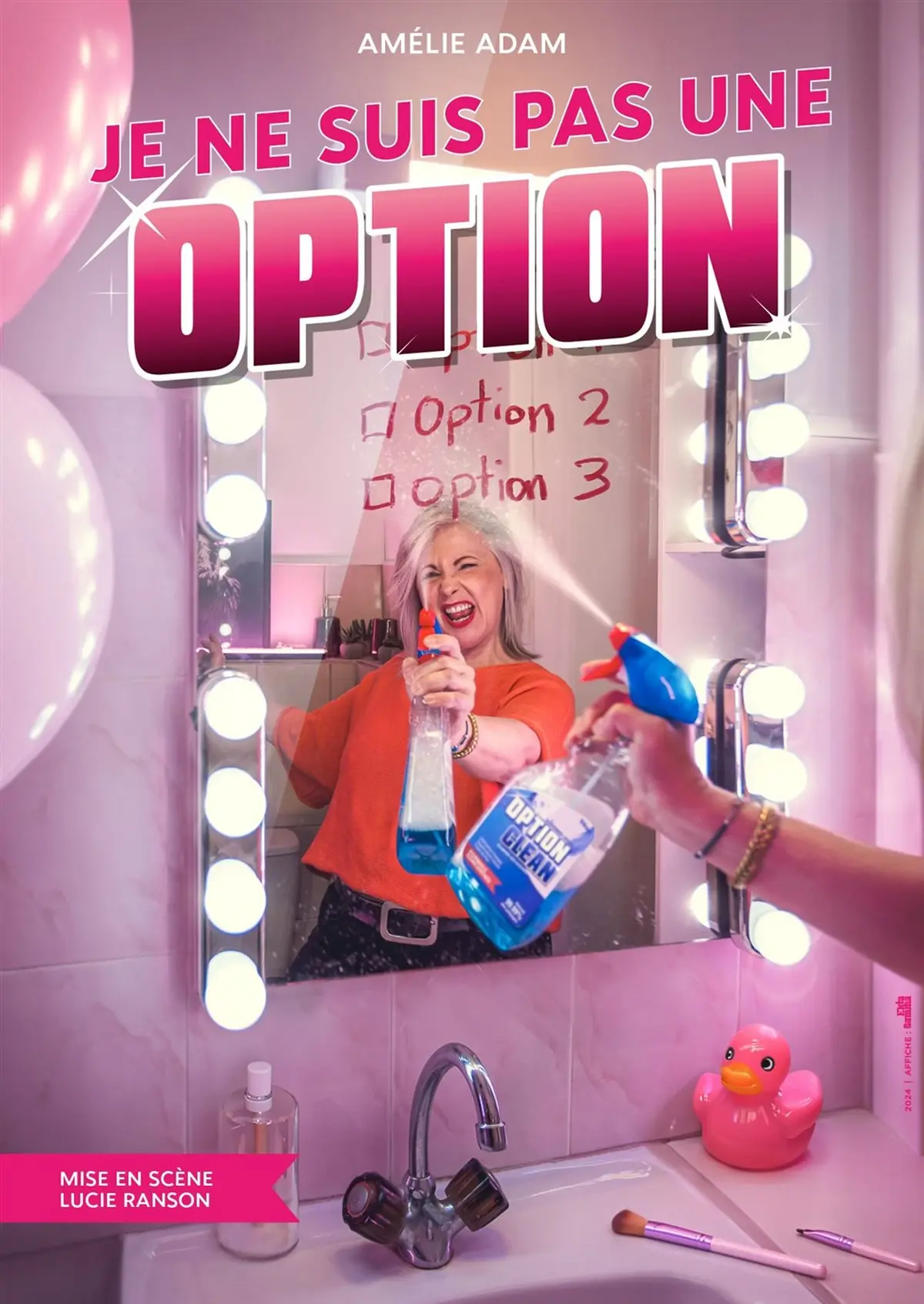 Amélie Adam dans Je ne suis pas une option