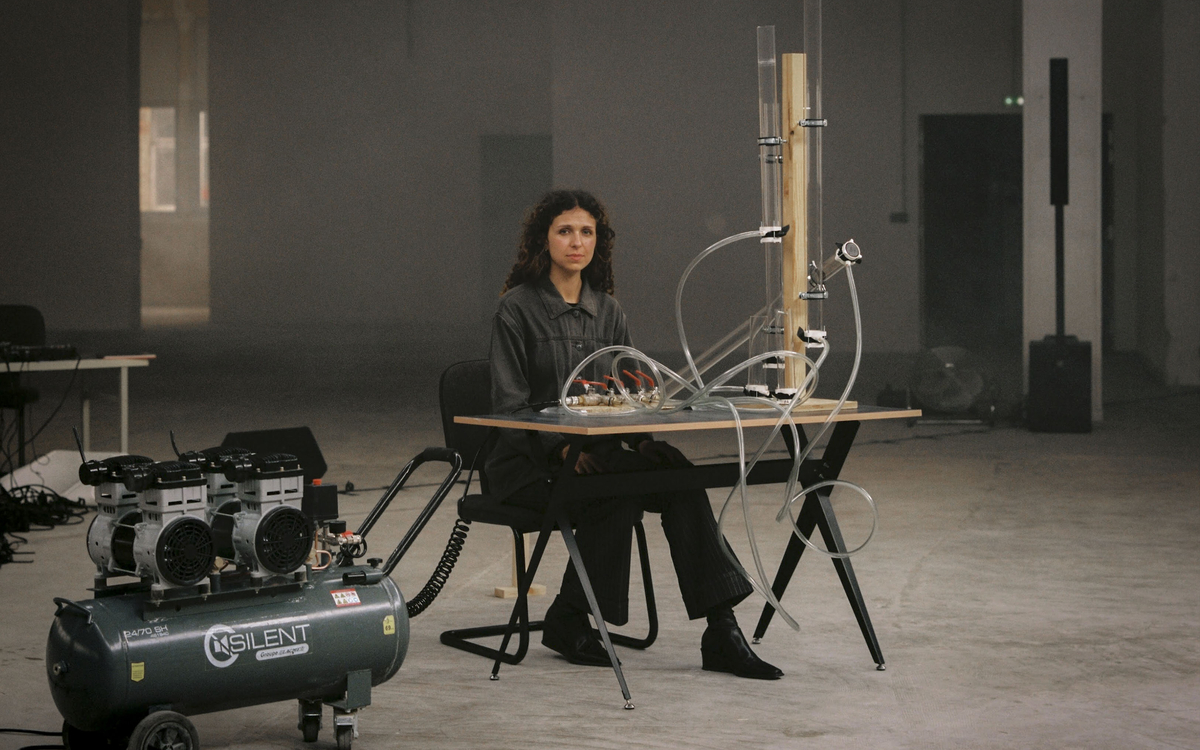 Edouard Druot recadré, Amina Hocine
