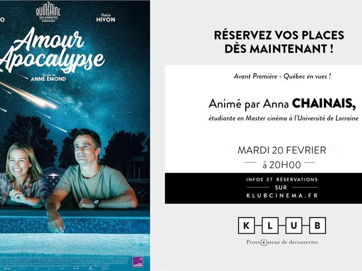 Amour Apocalypse (ciné-club)