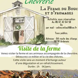 Animation à la chèvrerie du Bouc et d'fromages