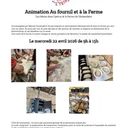 Animation au fournil et à la ferme
