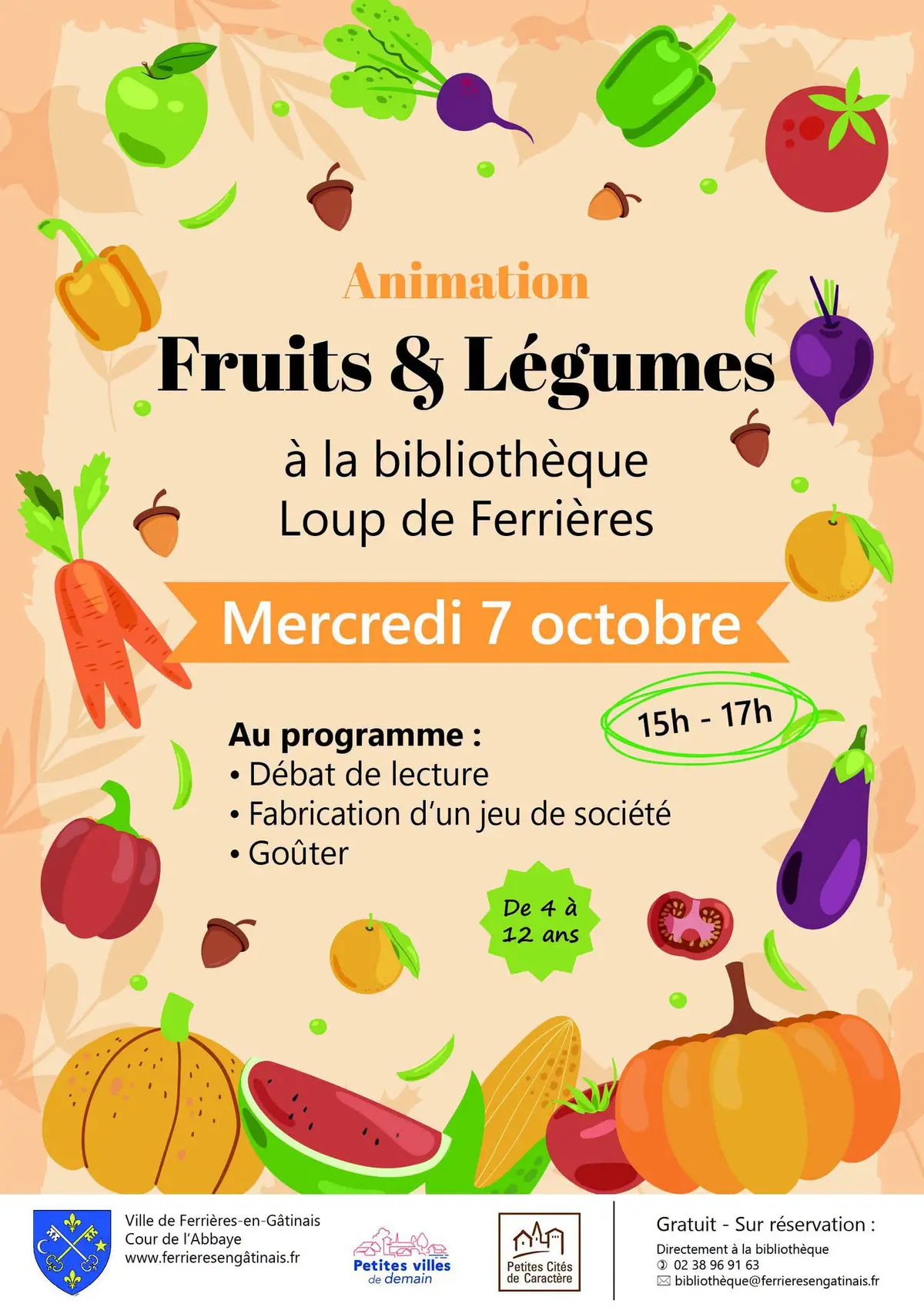 Animation bibliothèque
