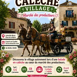 Animation calèche à Labastide-Murat