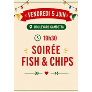 Animation commerciale : soirée fish and chips