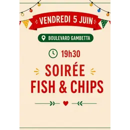 Animation commerciale : soirée fish and chips