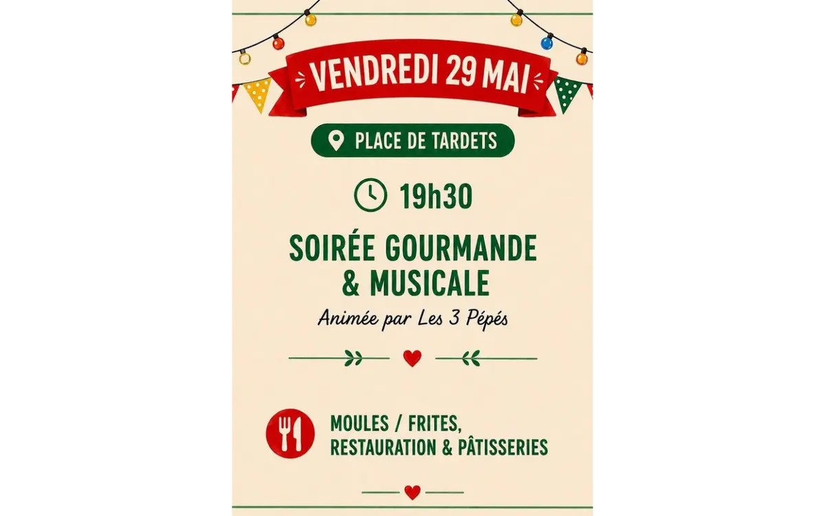 Animation commerciale : soirée gourmande et musicale