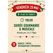 Animation commerciale : soirée gourmande et musicale