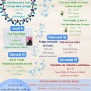 Animation de Noël à la Ludothèque. Gratuit, sur inscription.