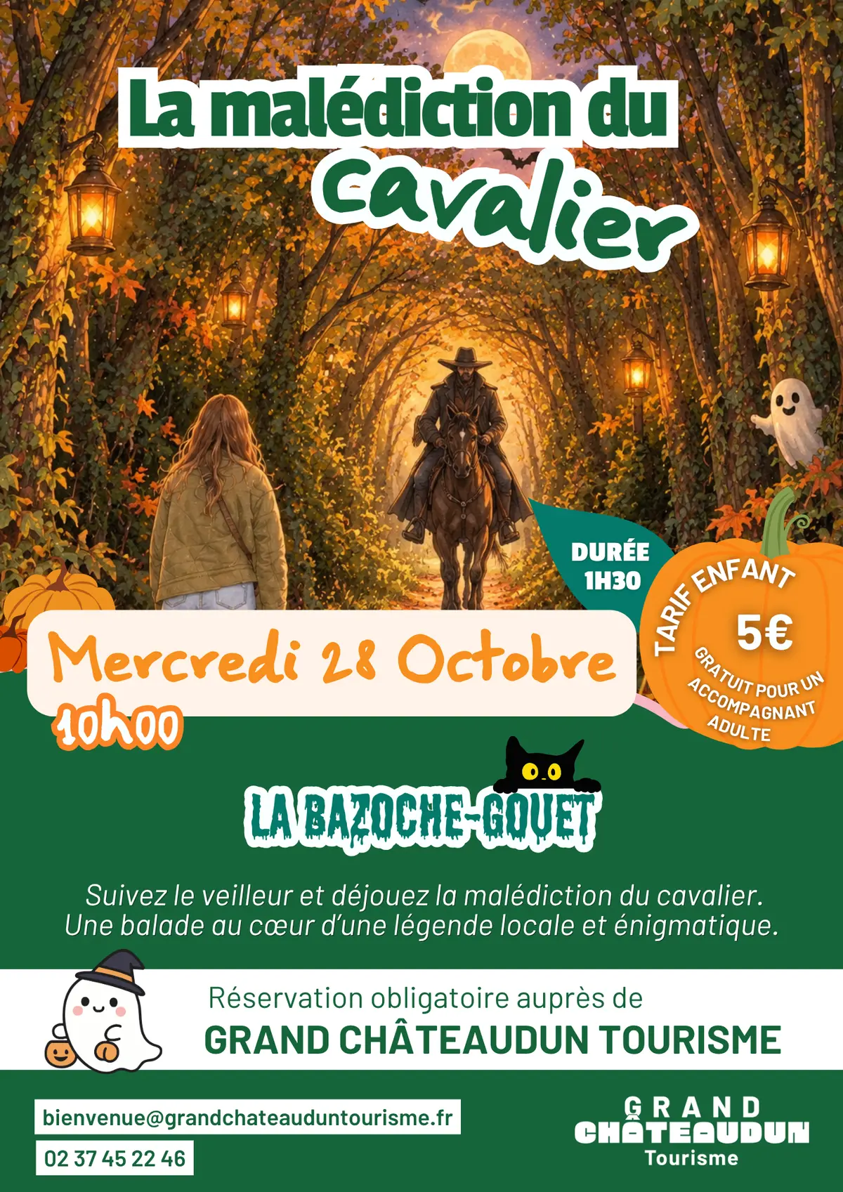 Animation enfant pour Halloween - La malédiction du cavalier