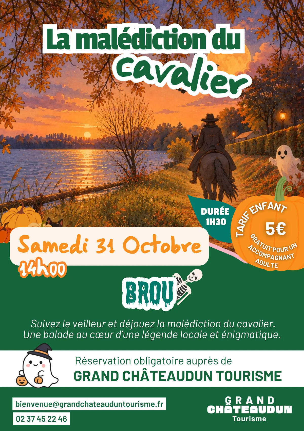 Animation enfant pour Halloween - La malédiction du cavalier