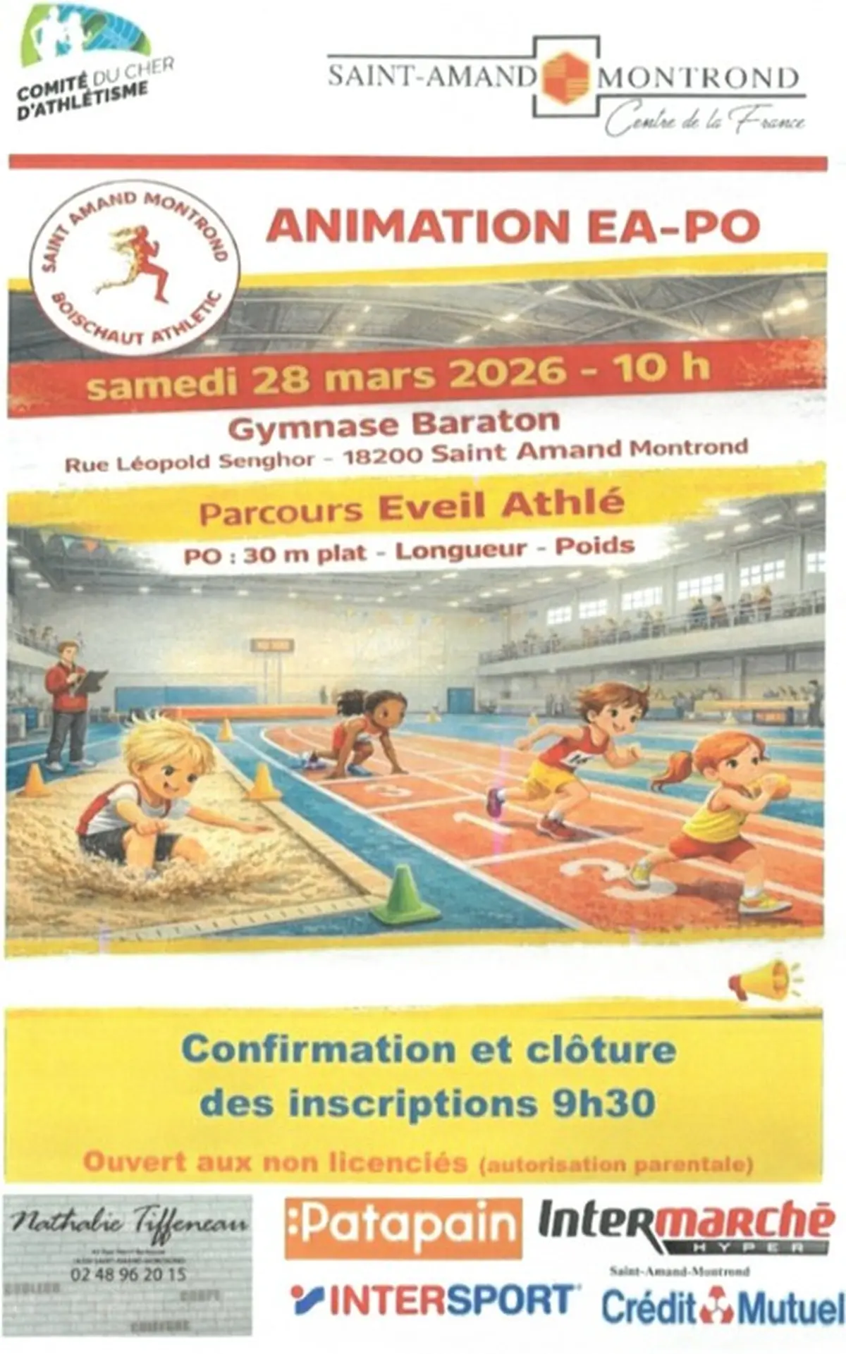 Animation Eveil athlétique - Poussin