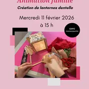 Animation Famille au Musée Marzelles : Création de lanternes dentelle