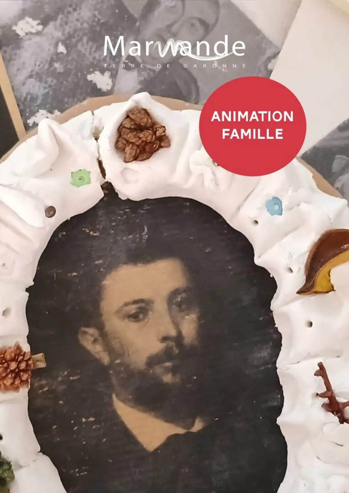 Animation Famille au Musée Marzelles : Création de portrait miniature