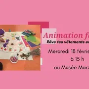 Animation Famille au Musée Marzelles : Rêve tes vêtements en couleurs