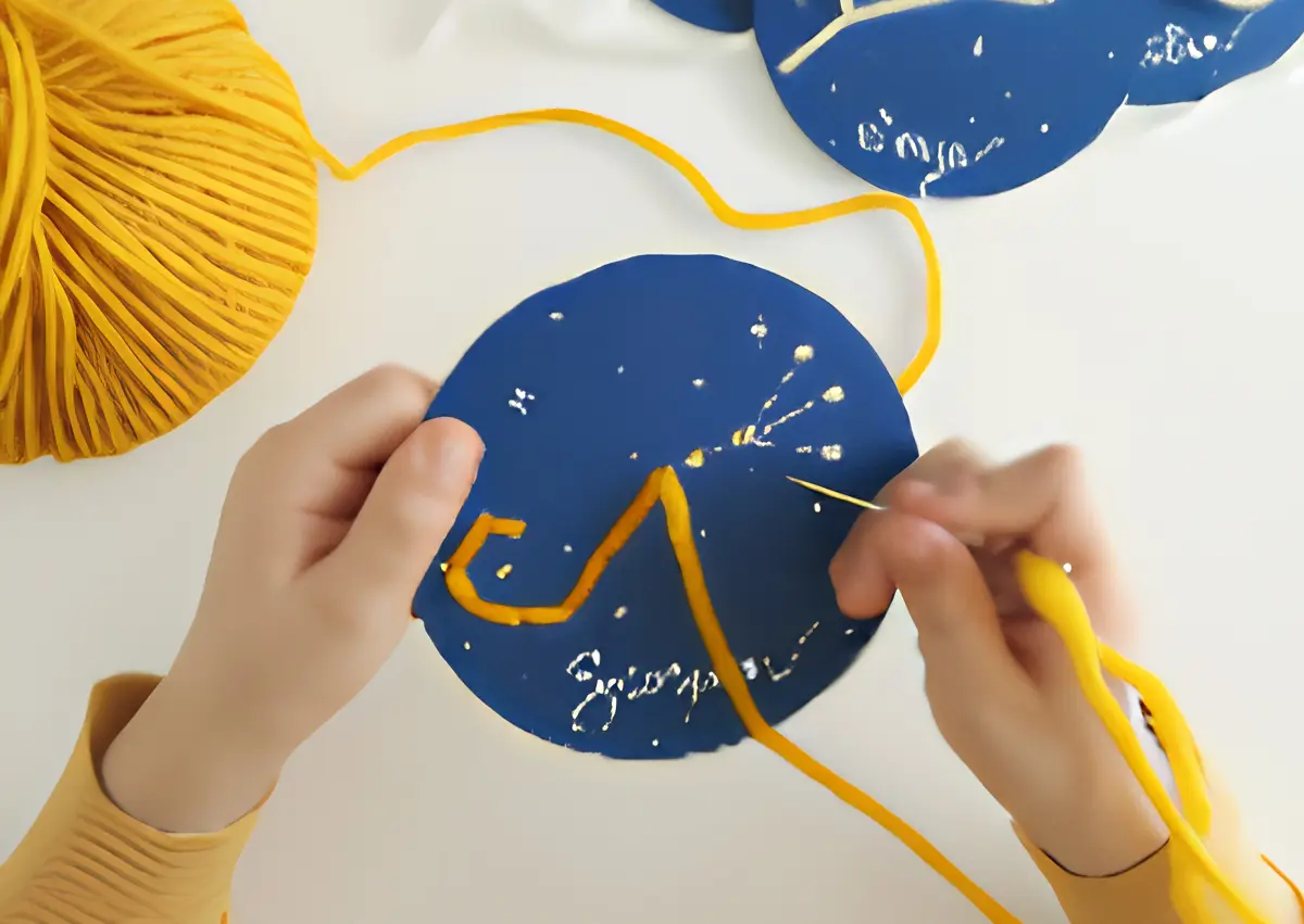 Animation familles : Broderie constellation
